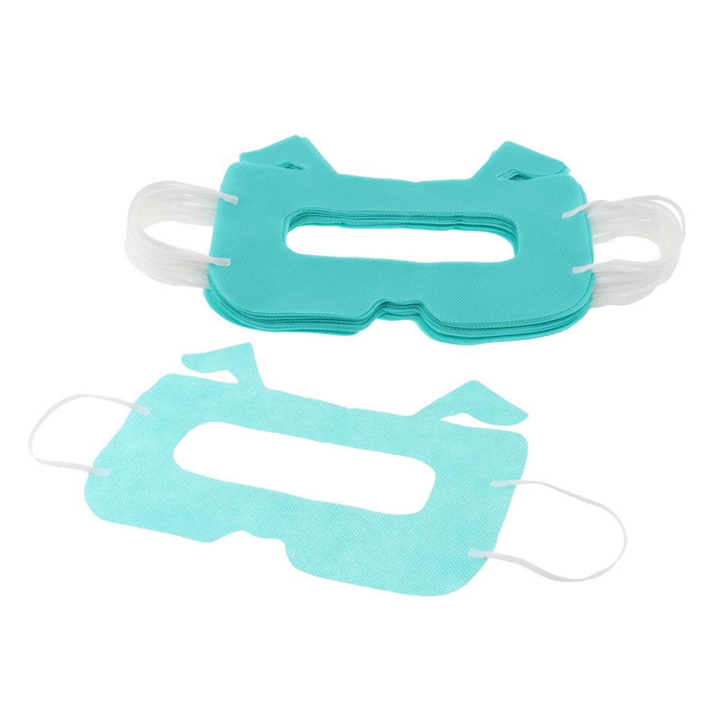 20pcs VR Disposable Eye Masks Cover for Virtual Reality Headset Green
