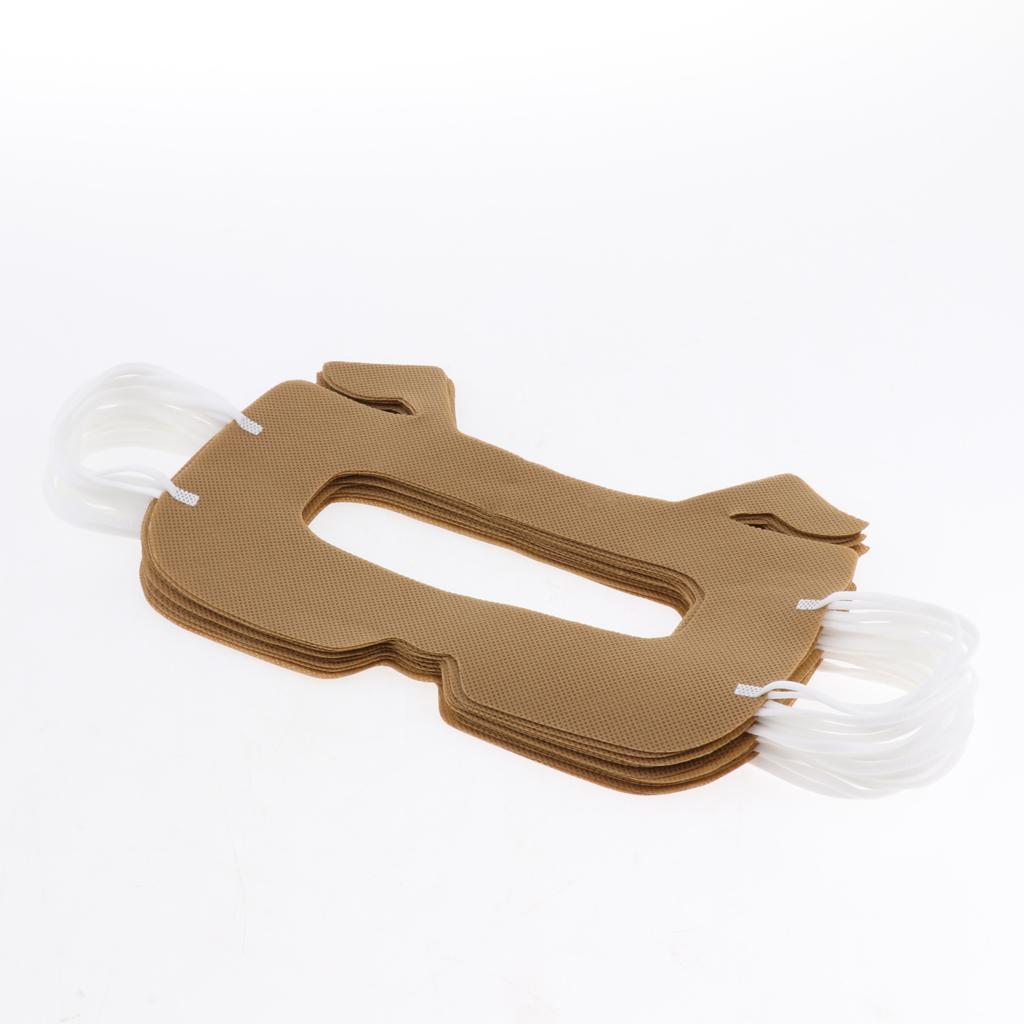 20pcs VR Disposable Eye Masks Cover for Virtual Reality Headset Khaki