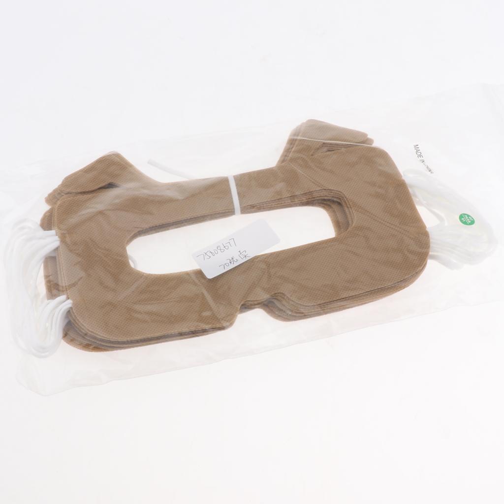 20pcs VR Disposable Eye Masks Cover for Virtual Reality Headset Khaki