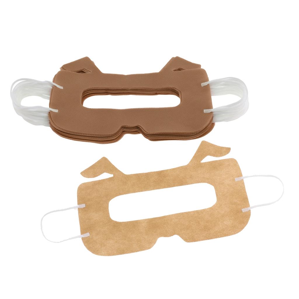 20pcs VR Disposable Eye Masks Cover for Virtual Reality Headset Khaki