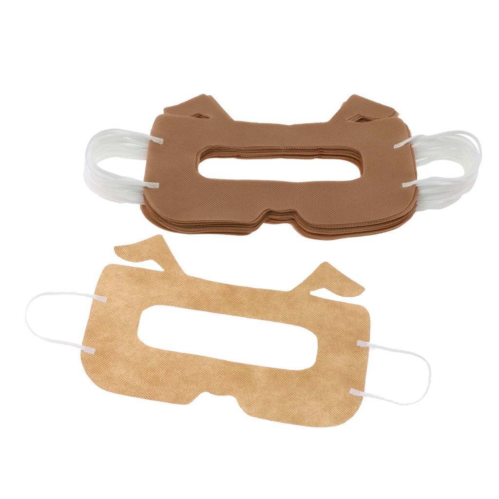20pcs VR Disposable Eye Masks Cover for Virtual Reality Headset Khaki