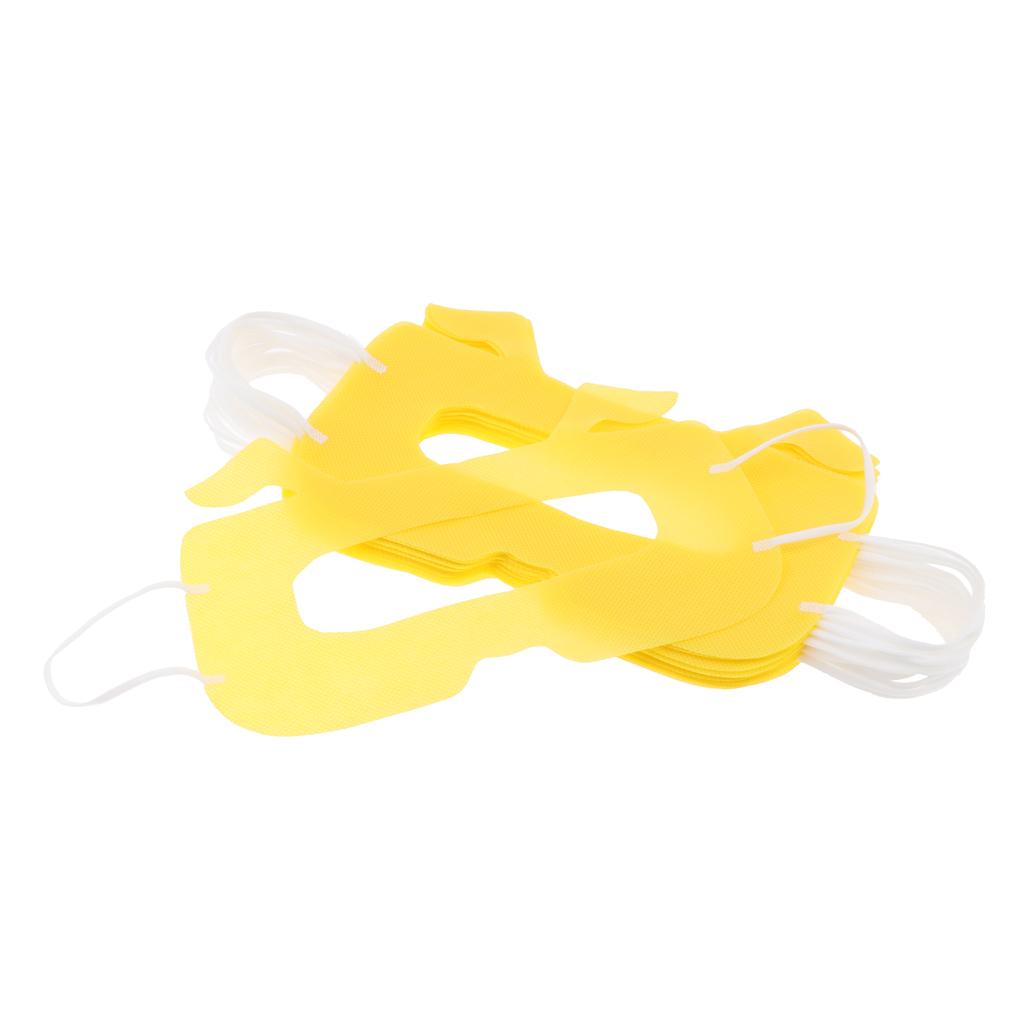 20pcs VR Disposable Eye Masks Cover for Virtual Reality Headset Yellow