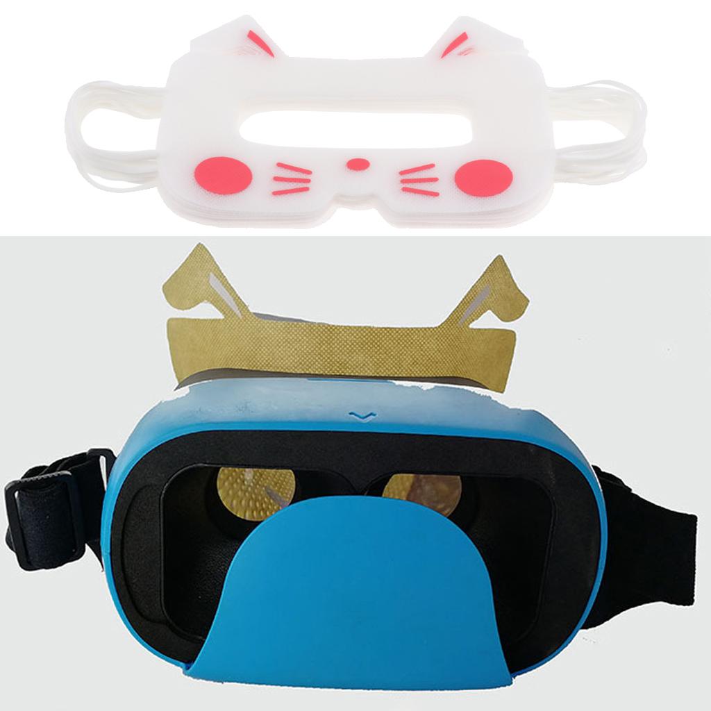20pcs VR Disposable Eye Masks Covers for Virtual Reality Headset White