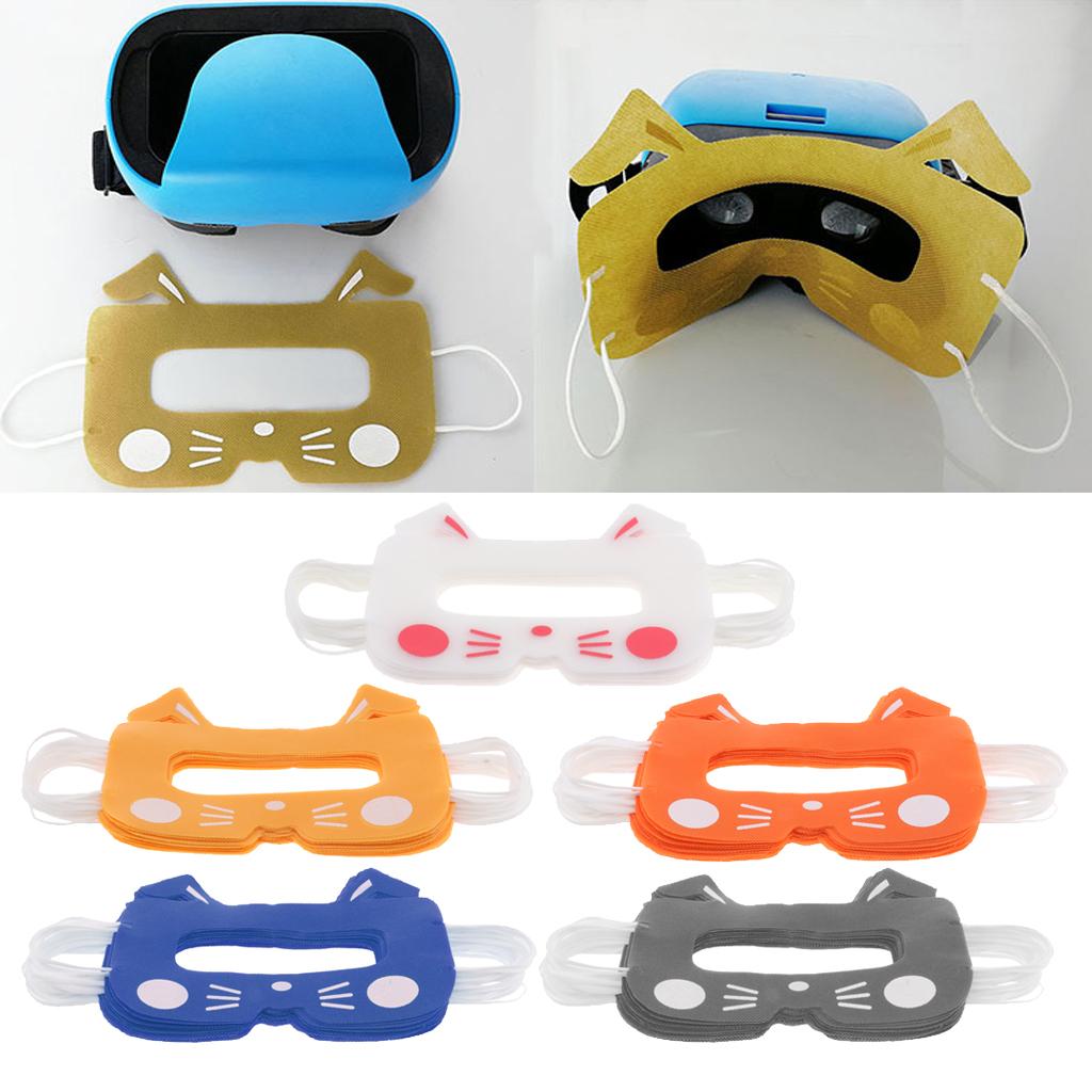 20pcs VR Disposable Eye Masks Covers for Virtual Reality Headset White