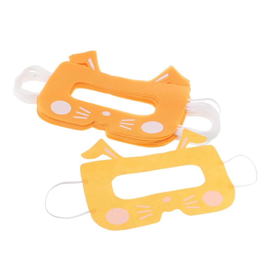 20pcs VR Disposable Eye Masks Covers for Virtual Reality Headset Yellow