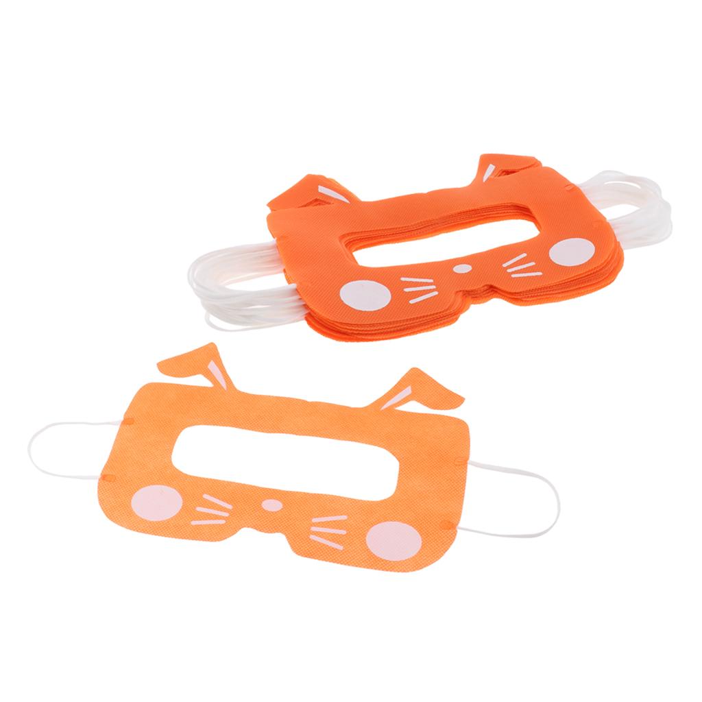 20pcs VR Disposable Eye Masks Covers for Virtual Reality Headset Orange