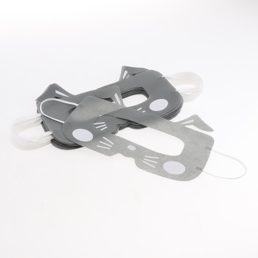 20pcs VR Disposable Eye Masks Covers for Virtual Reality Headset Gray