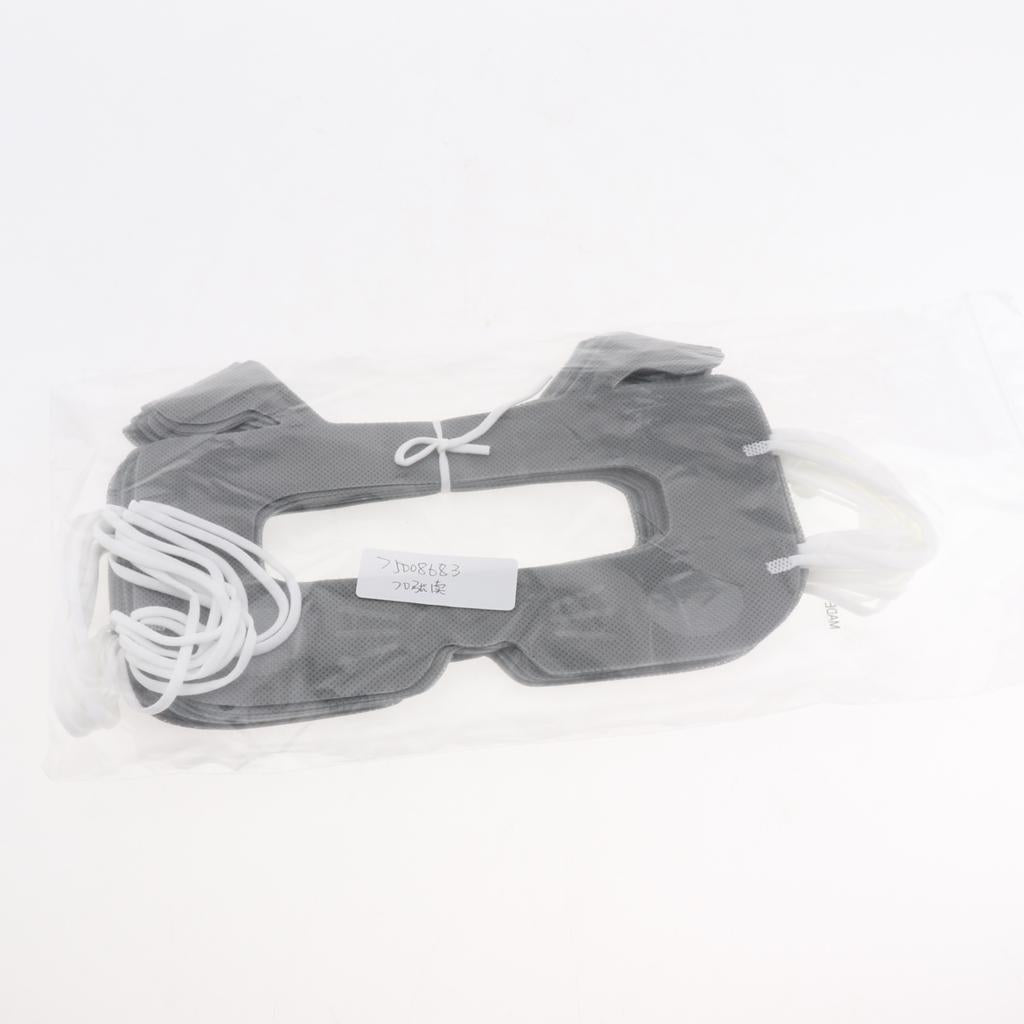 20pcs VR Disposable Eye Masks Covers for Virtual Reality Headset Gray
