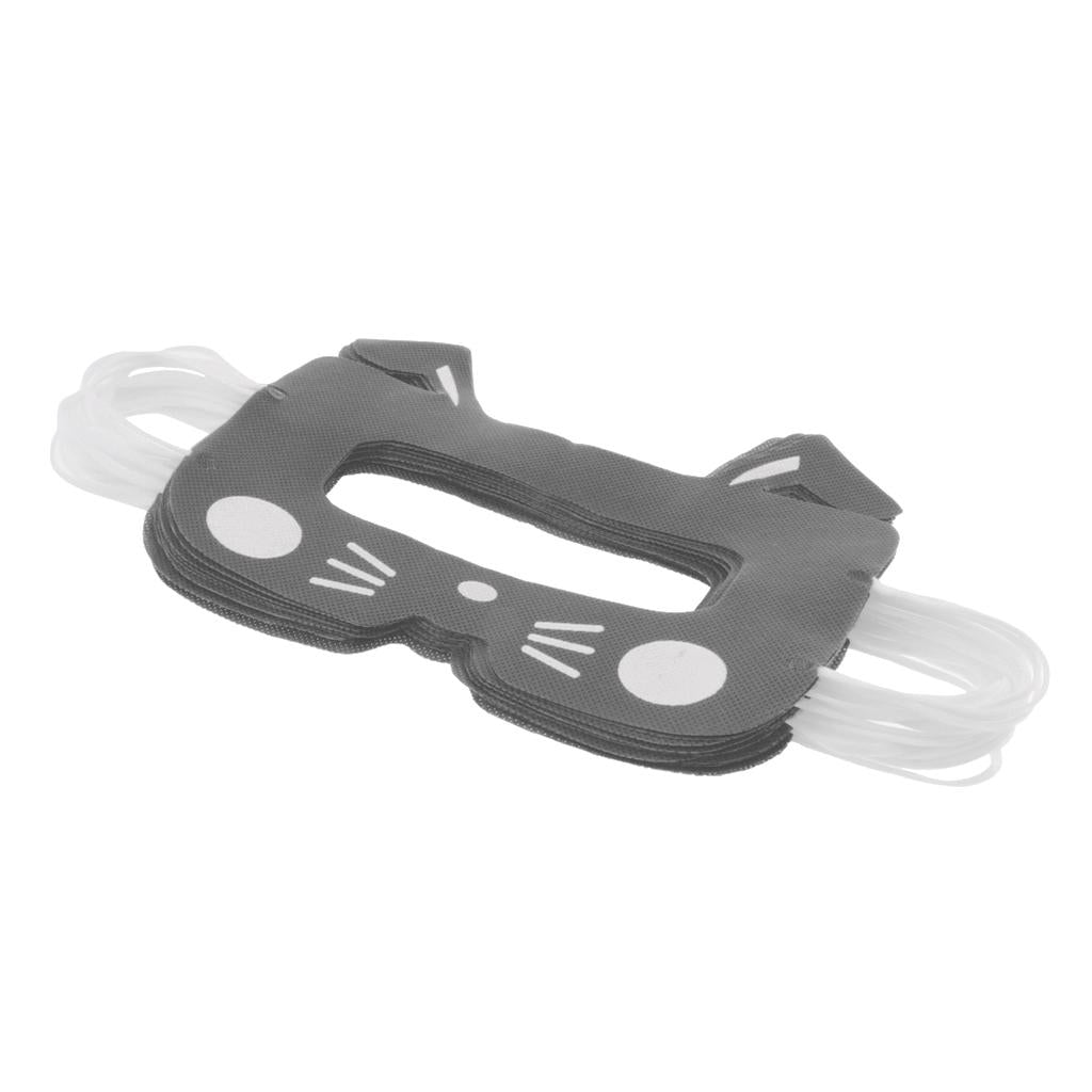20pcs VR Disposable Eye Masks Covers for Virtual Reality Headset Gray