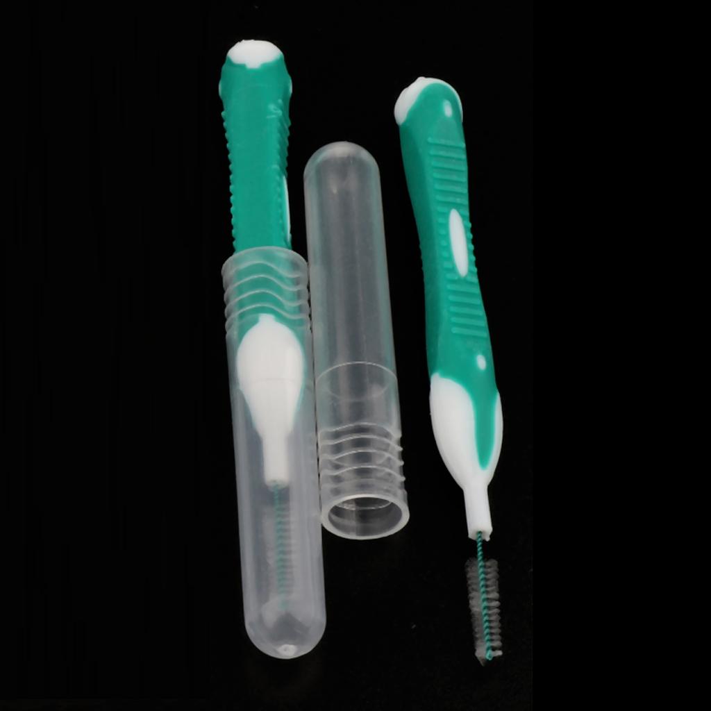 Easy Brush Interdental Cleaner Brushes Between Teeth Toothpick Cleaner Green