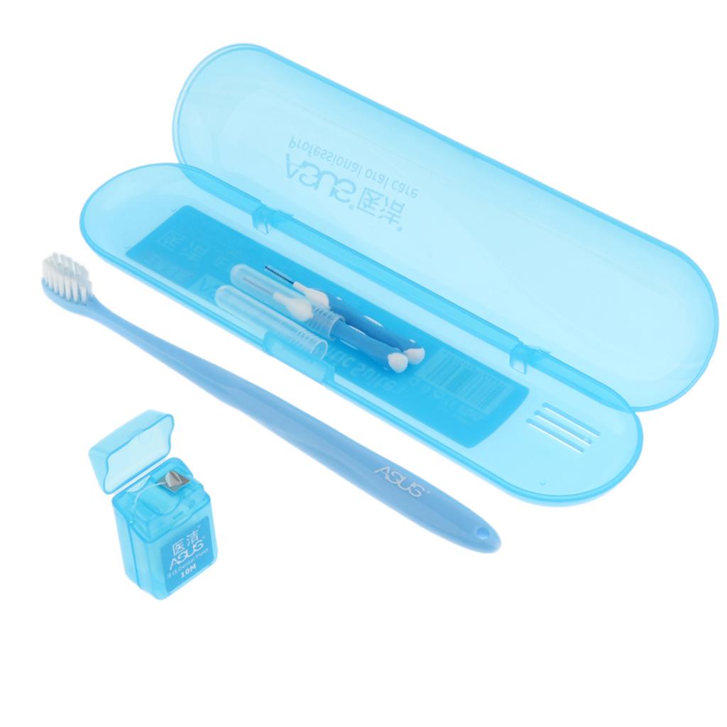 Easy Brush Interdental Cleaner Brushes Between Teeth Toothpick Cleaner Blue