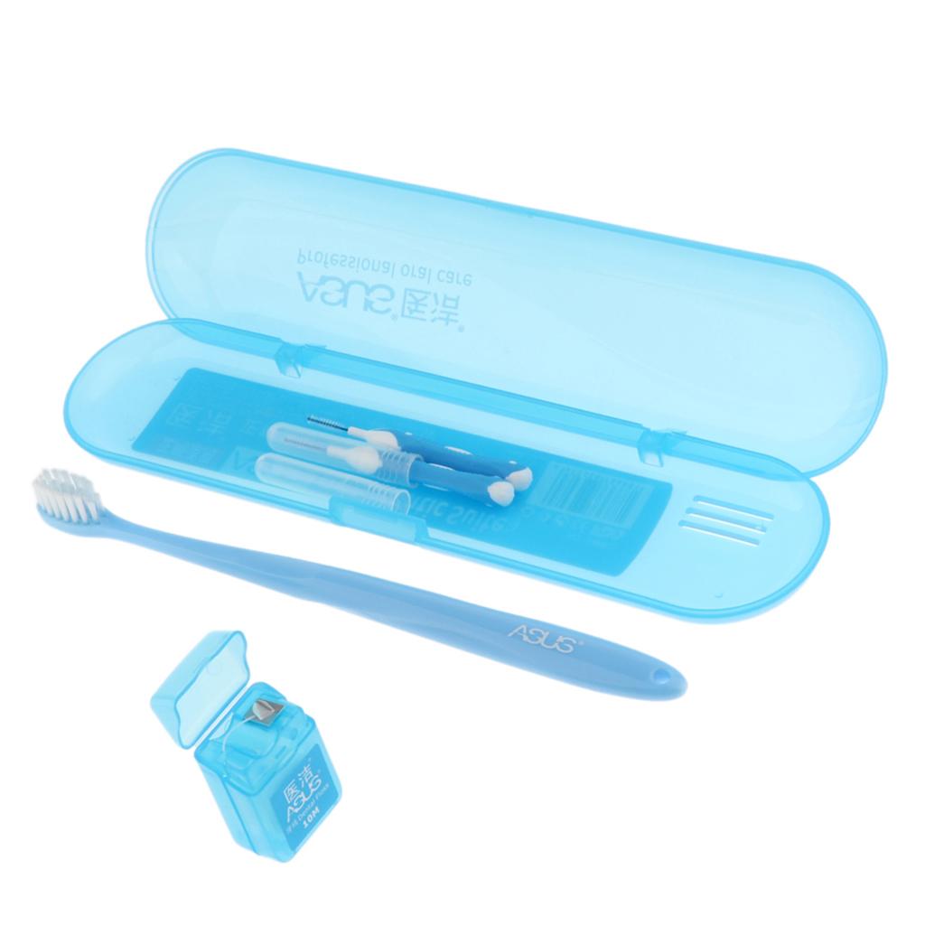 Easy Brush Interdental Cleaner Brushes Between Teeth Toothpick Cleaner Blue