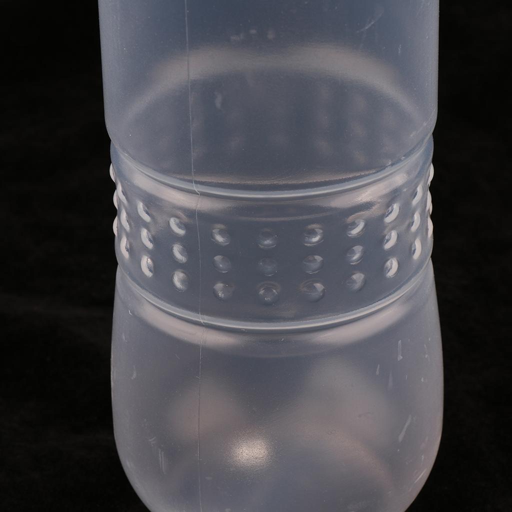 Plastic Handheld Portable Bidet Travel Nozzle Bidet Bottle Clear Pink 480ml