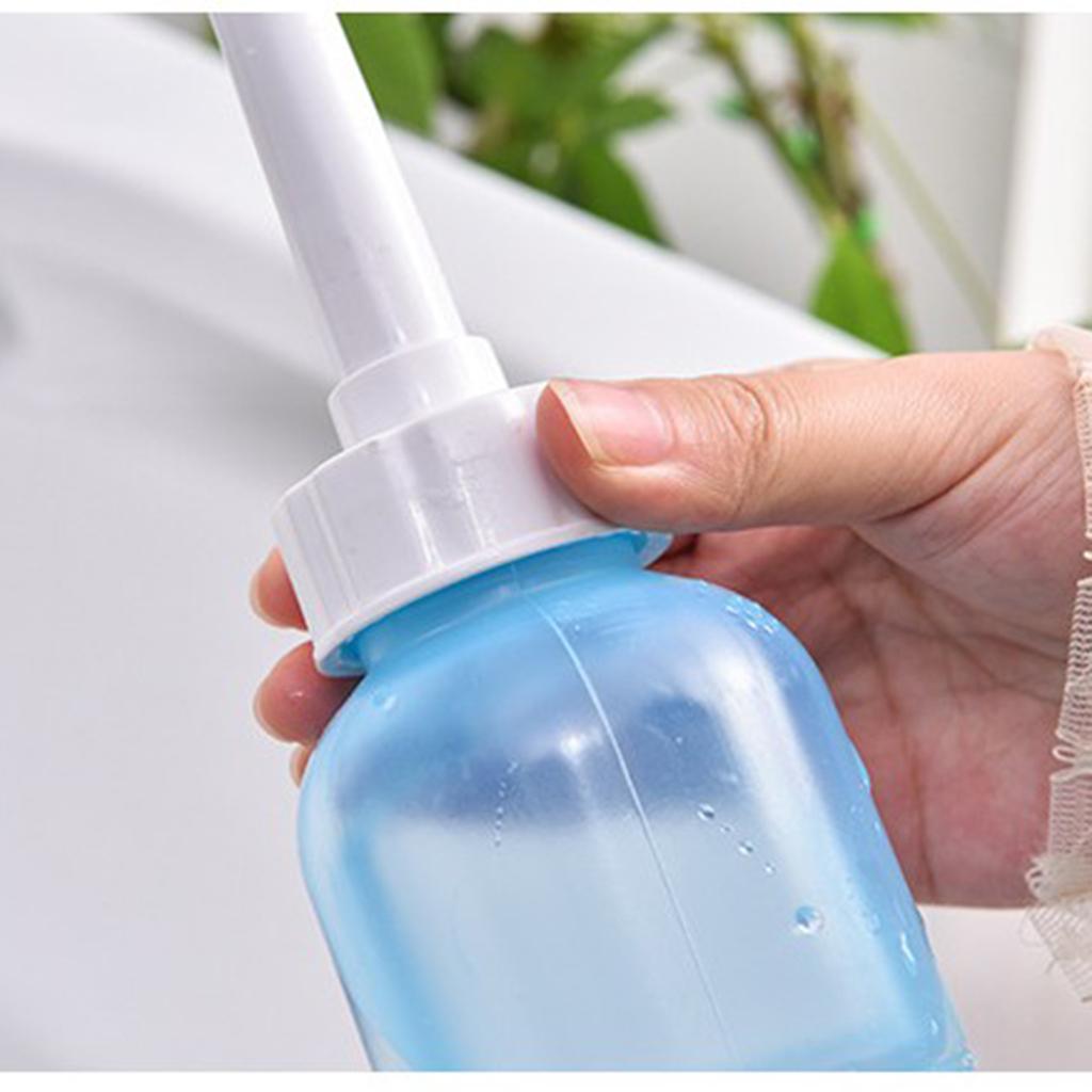 Portable Bidet Bottle Douche Cleaner For Postpartum Care Haemorrhoids Blue
