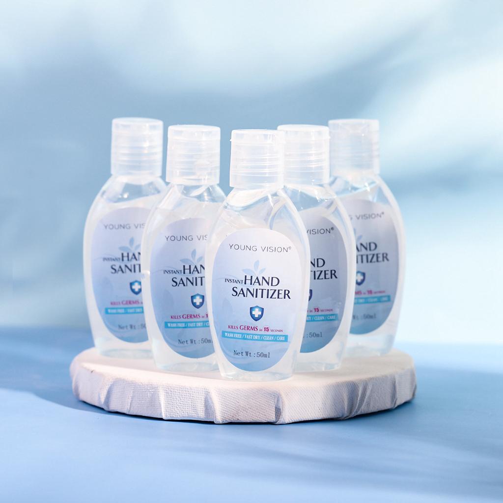Travel Hand Sanitizer Gel 75% Sterilization Disinfectant Quick-drying 1.7oz