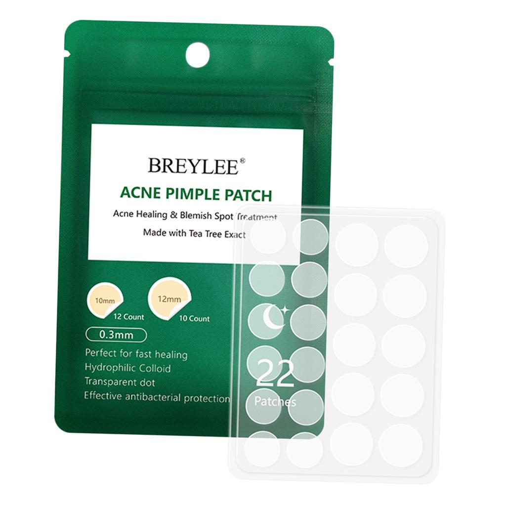 22pcs/sheet Breylee Tea Tree Acne Remover Patch Scar Treatment Stickers