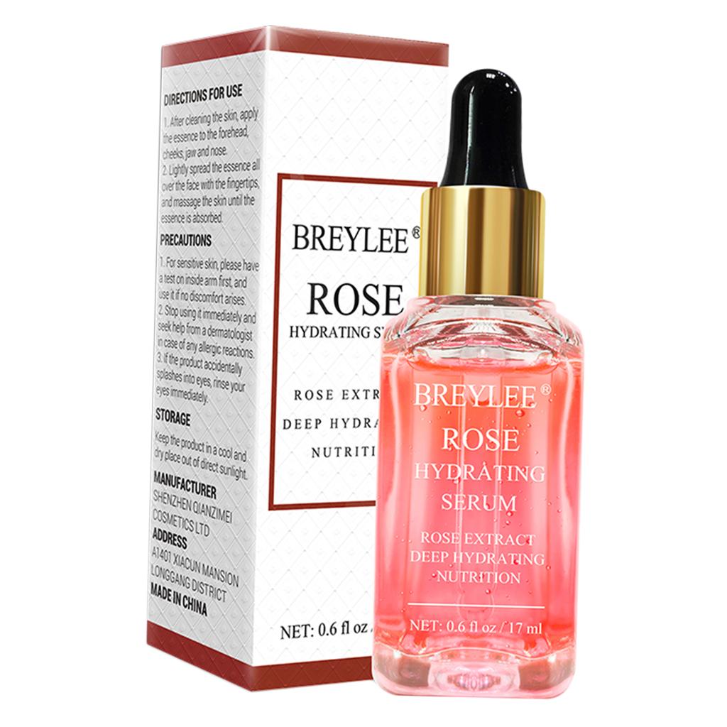 BREYLEE Face Skin Care Serum Essence Anti-Aging Rose Hydrating Serum