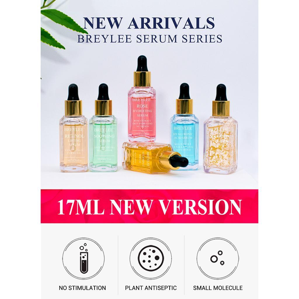 BREYLEE Face Skin Care Serum Essence Anti-Aging 24K Gold Collagen Serum