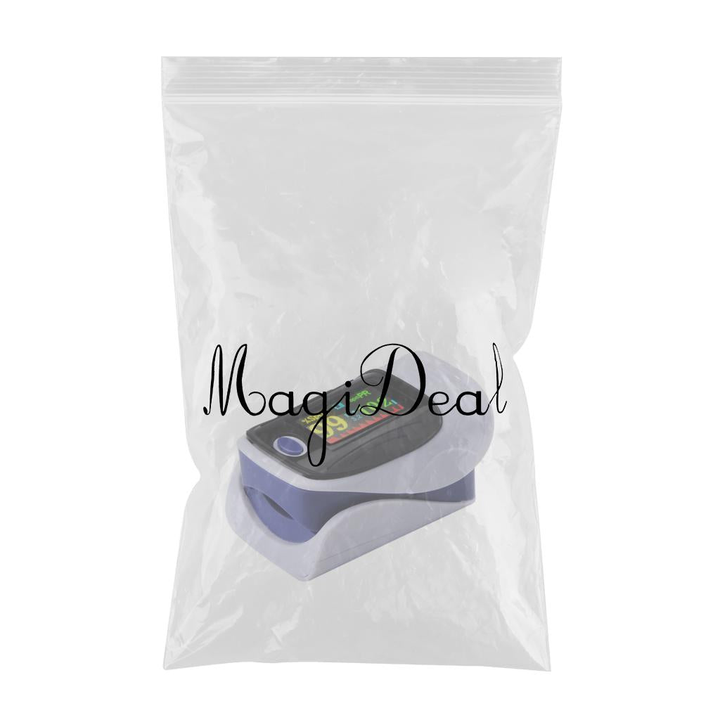 Finger Fingertip Pulse Oximeter Blood Oxygen Pulse Rate Monitor Purple
