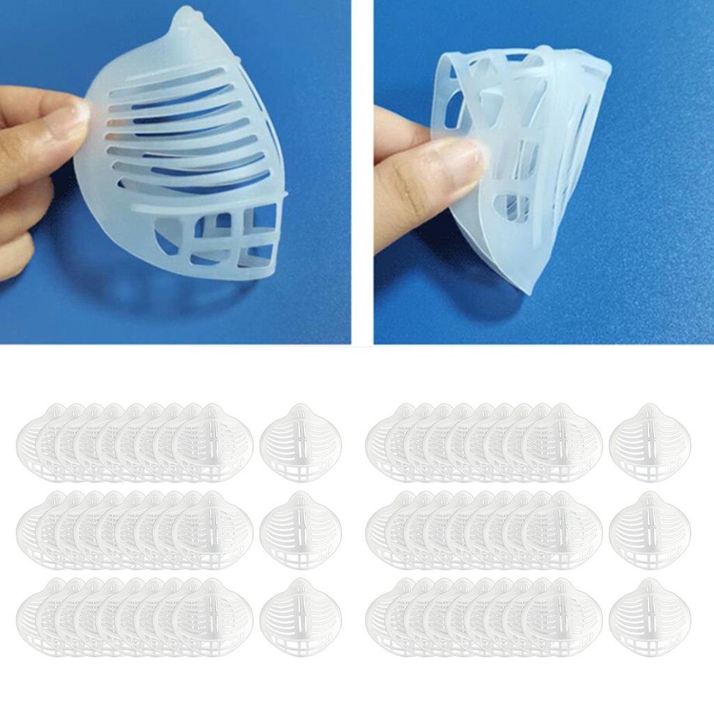 Reusable 3D Face Inner Support Frame Nose Breathing Space 10 Pieces