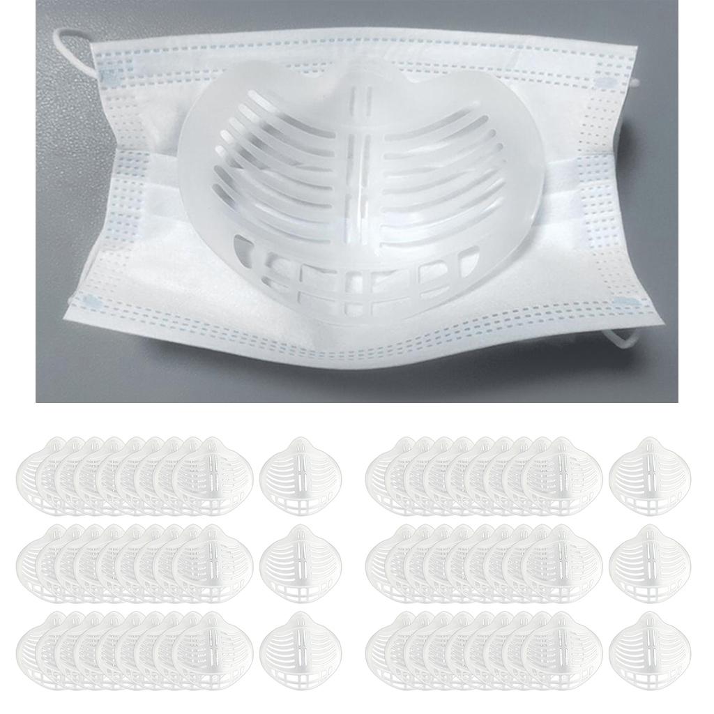 Reusable 3D Face Inner Support Frame Nose Breathing Space 10 Pieces