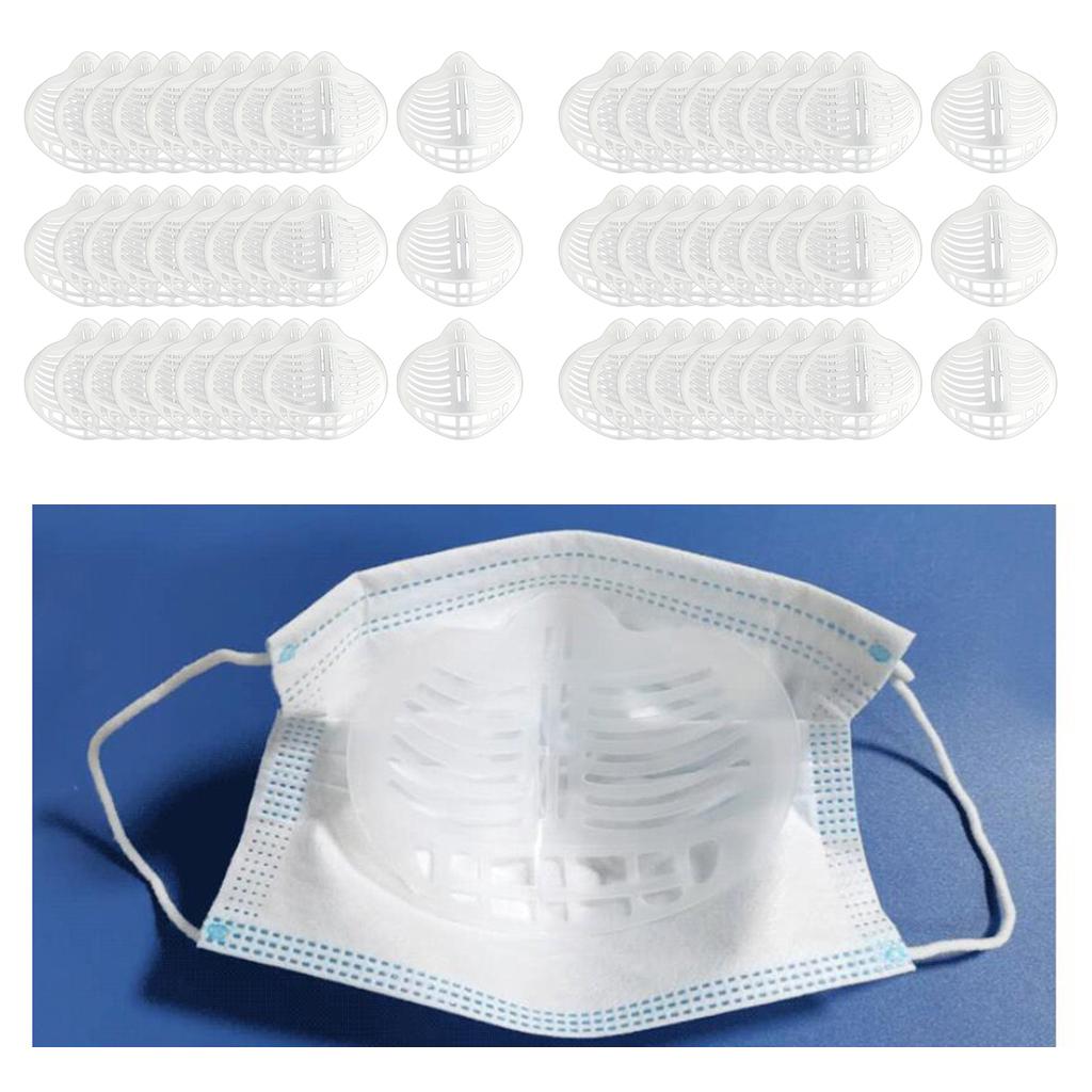 Reusable 3D Face Inner Support Frame Nose Breathing Space 10 Pieces