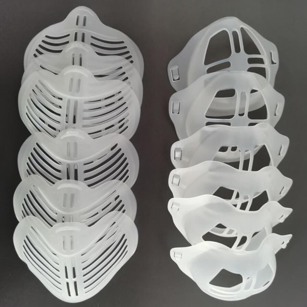 Reusable 3D Face Inner Support Frame Nose Breathing Space 20 Pieces