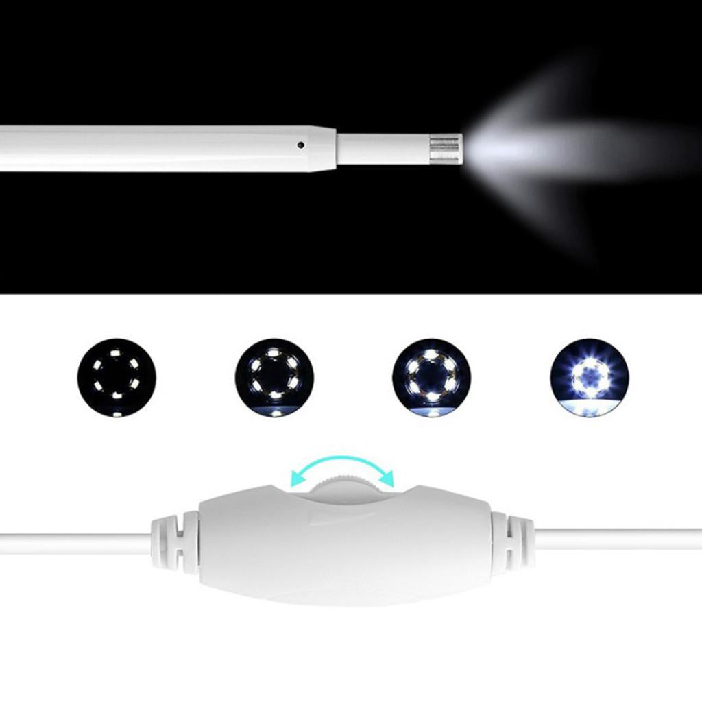 3 in 1 USB Ear Cleaning Endoscope Visual Earpick Earwax Removal Kit Pink