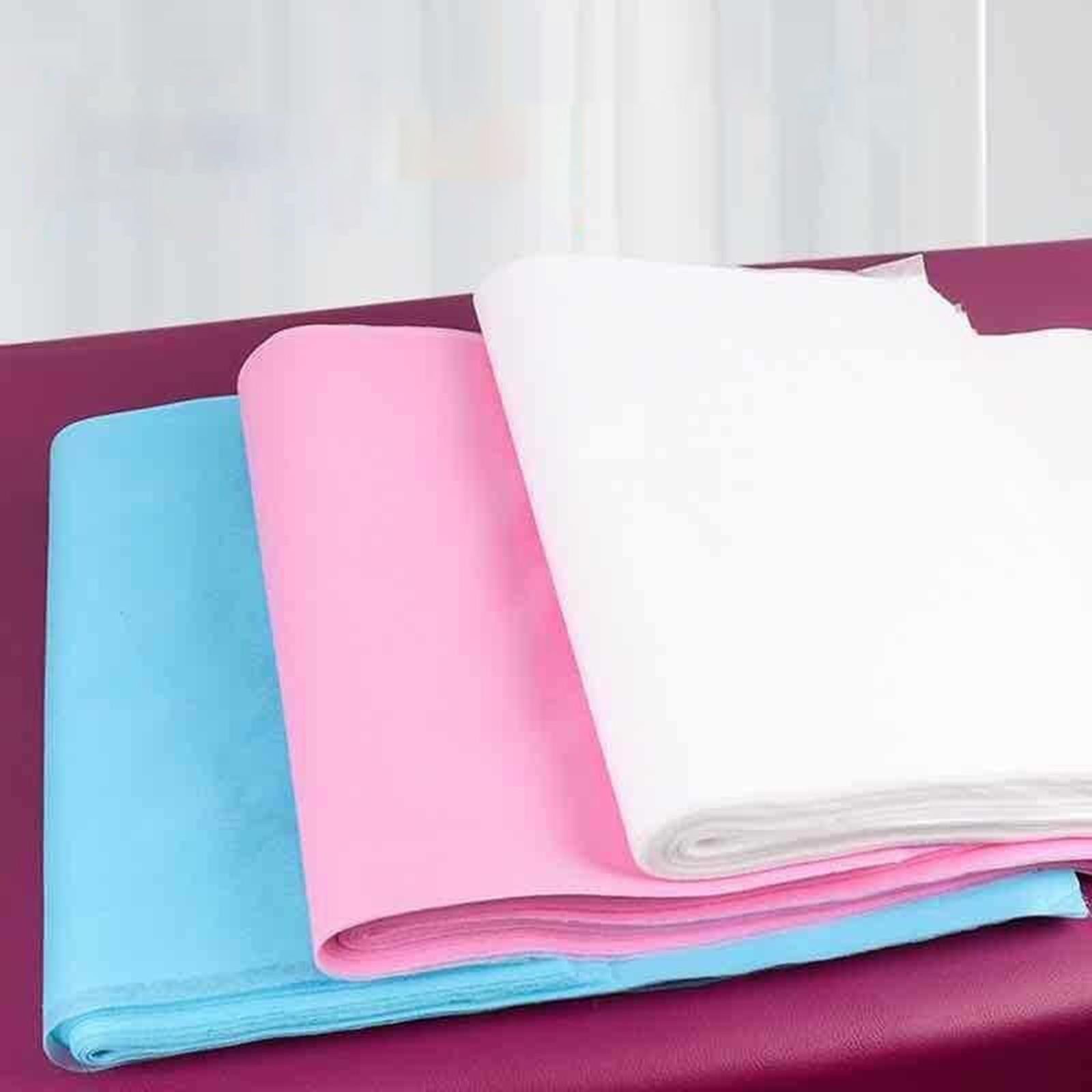 100x 15.7x27.6" Disposable Bed Sheets Non-woven for Massage SPA Table Blue"