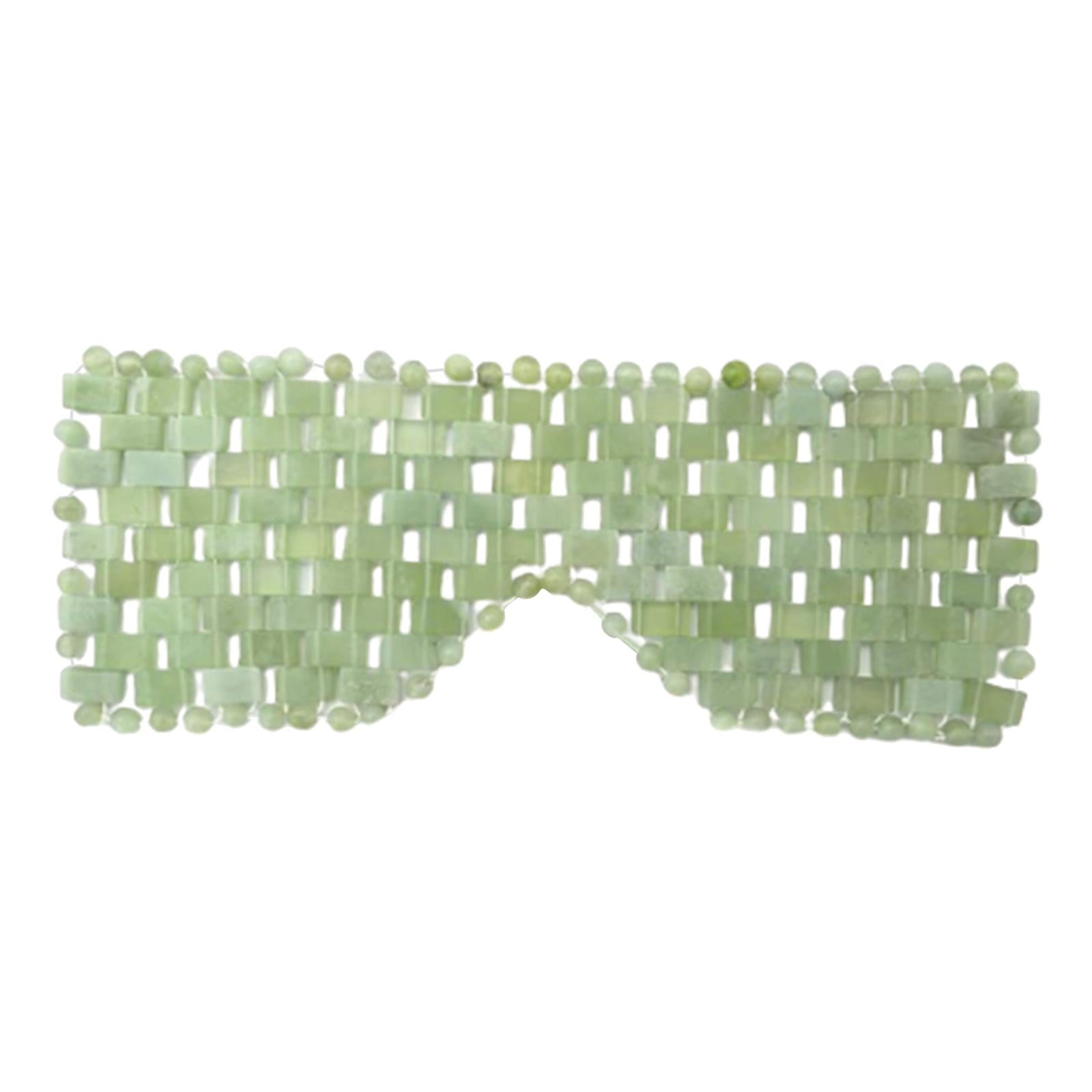 Jade Eye Mask for Puffy Eyes Dark Circles Migraine Relief Beauty Skincare