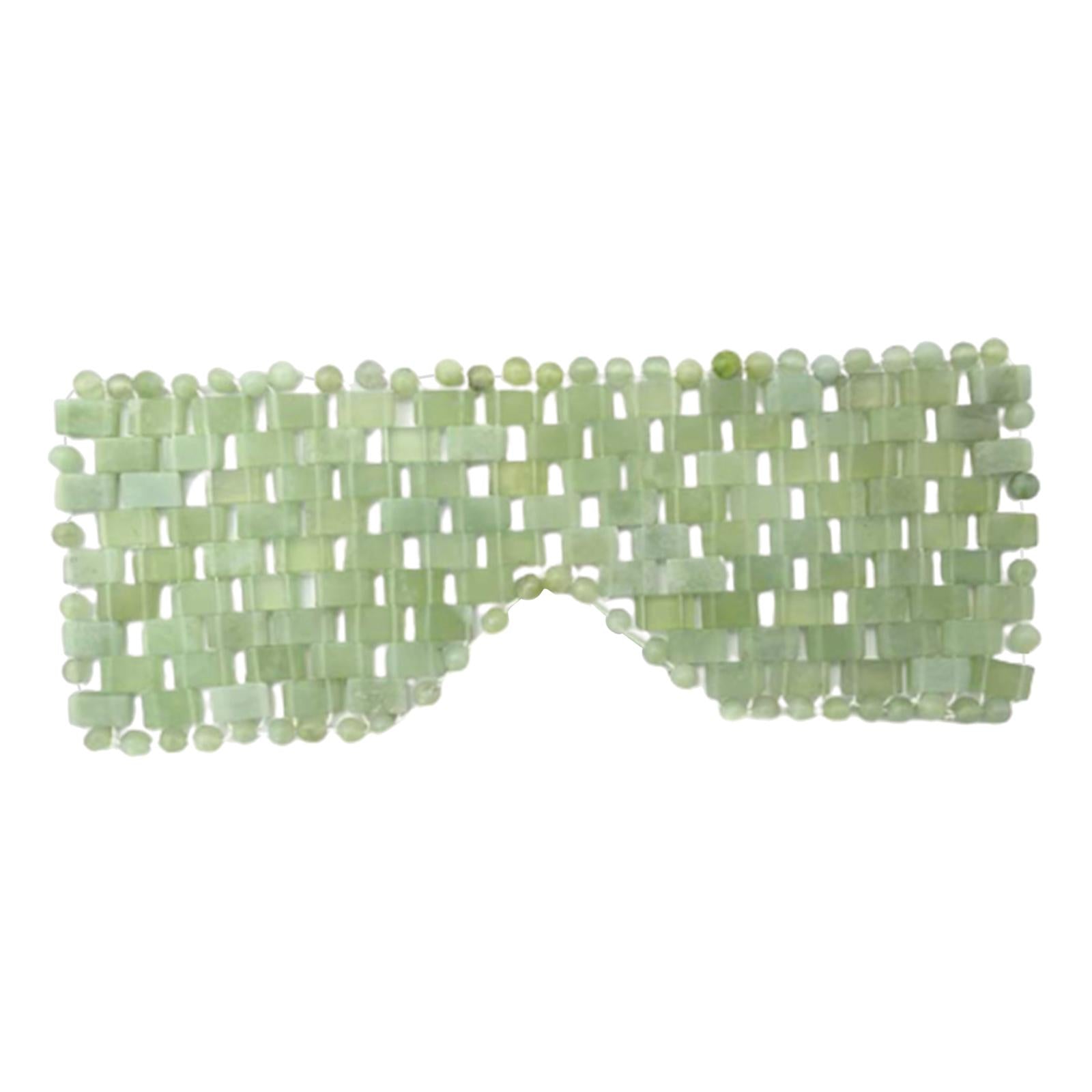 Jade Eye Mask for Puffy Eyes Dark Circles Migraine Relief Beauty Skincare