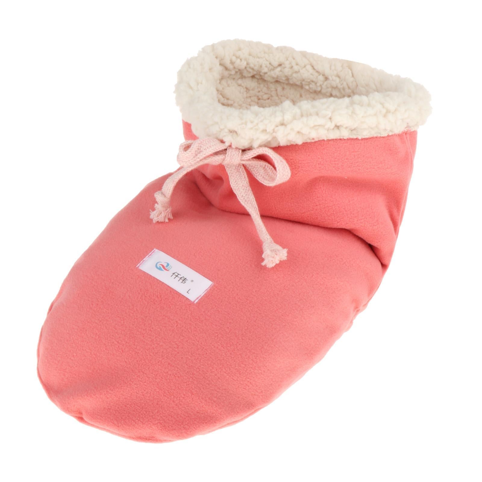 Cotton Winter Walking Brace Cover pink Double thickness