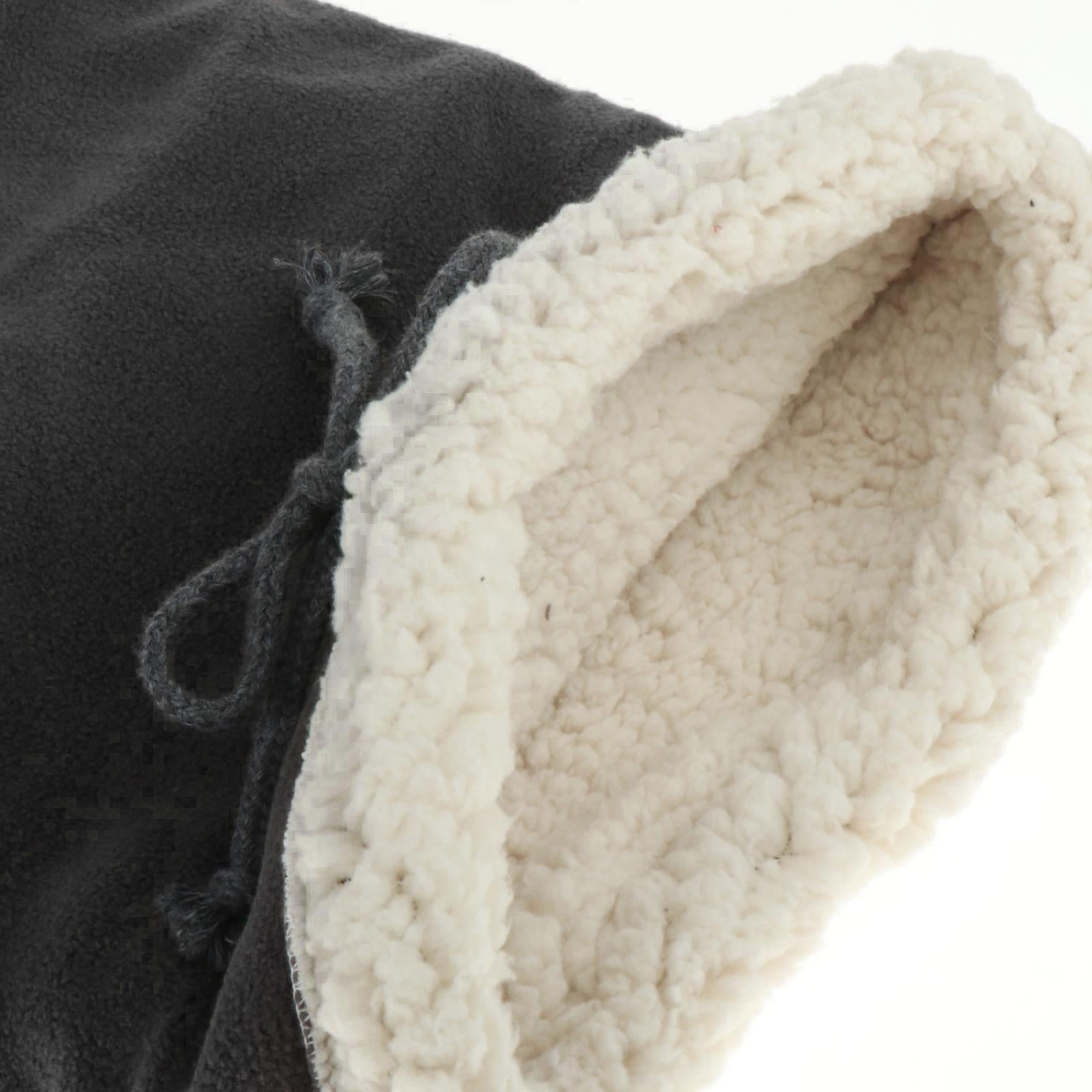 Cotton Winter Walking Brace Cover gray Double thickness