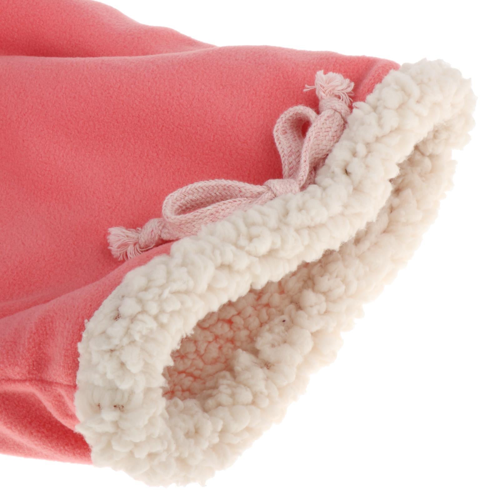 Cotton Winter Walking Brace Cover light pink Double thickness