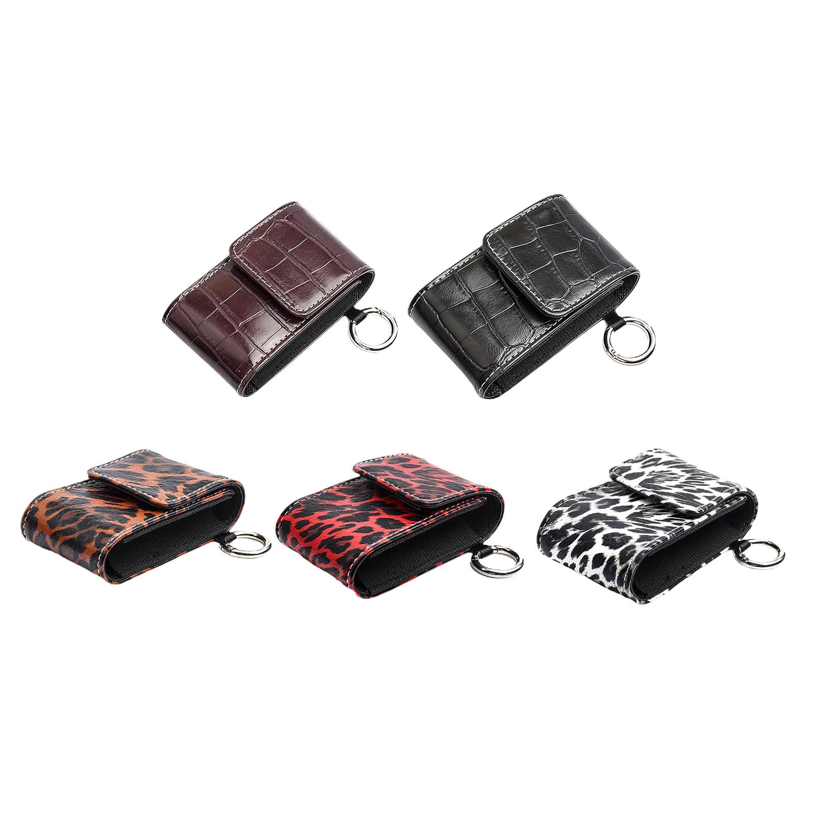 Anti-Shock Fingertip Oximeter Storage Bag Protective Case Pouch Brown