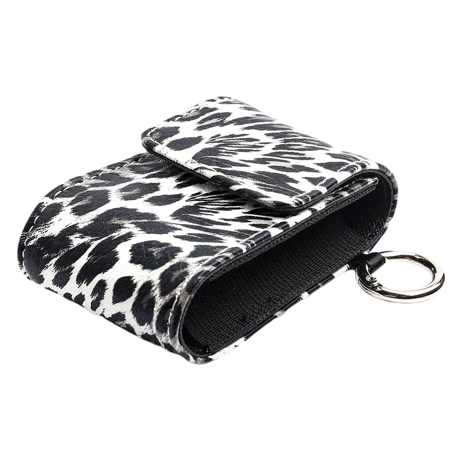 Anti-Shock Fingertip Oximeter Storage Bag Protective Case Pouch Black+White