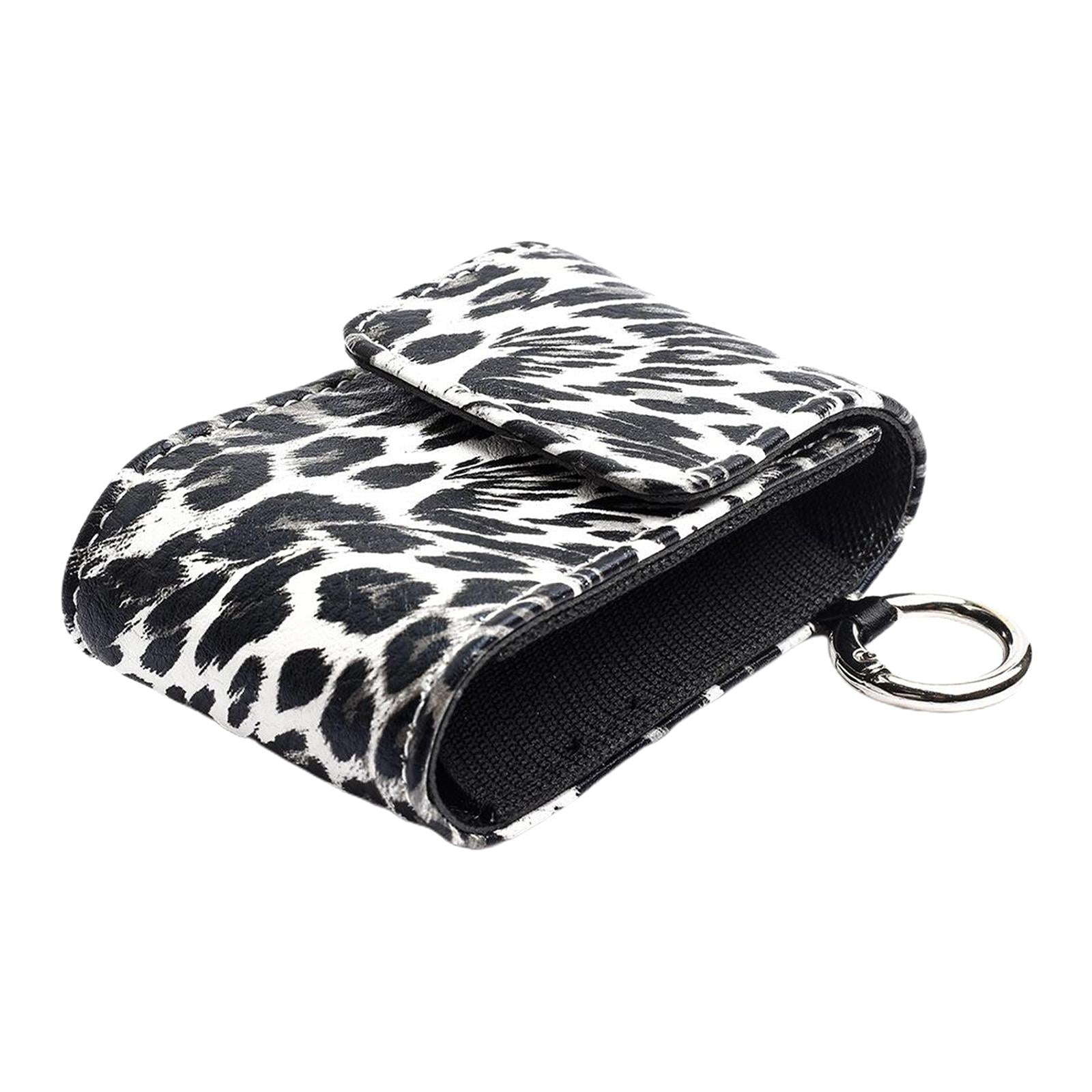Anti-Shock Fingertip Oximeter Storage Bag Protective Case Pouch Black+White