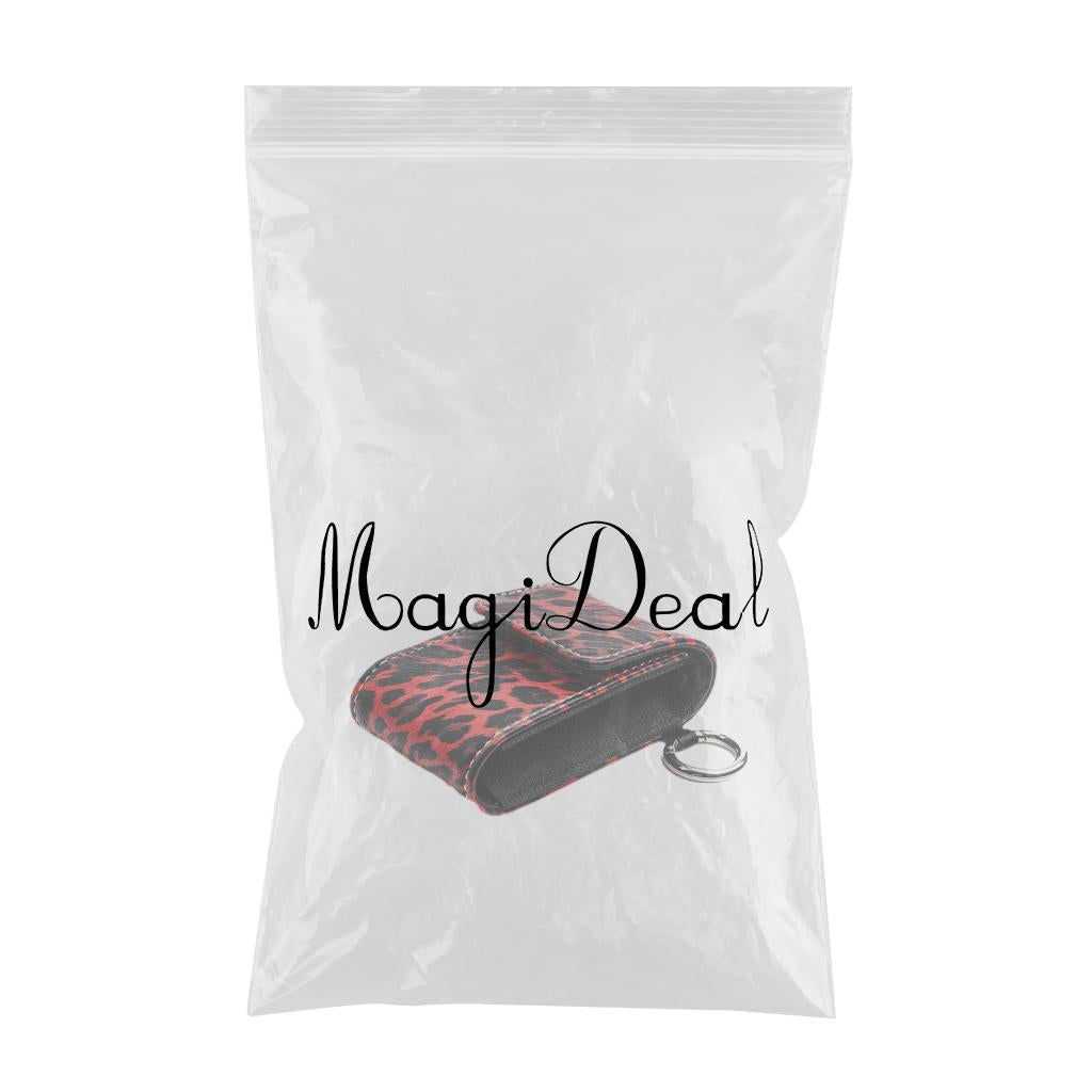 Anti-Shock Fingertip Oximeter Storage Bag Protective Case Pouch Black+Red