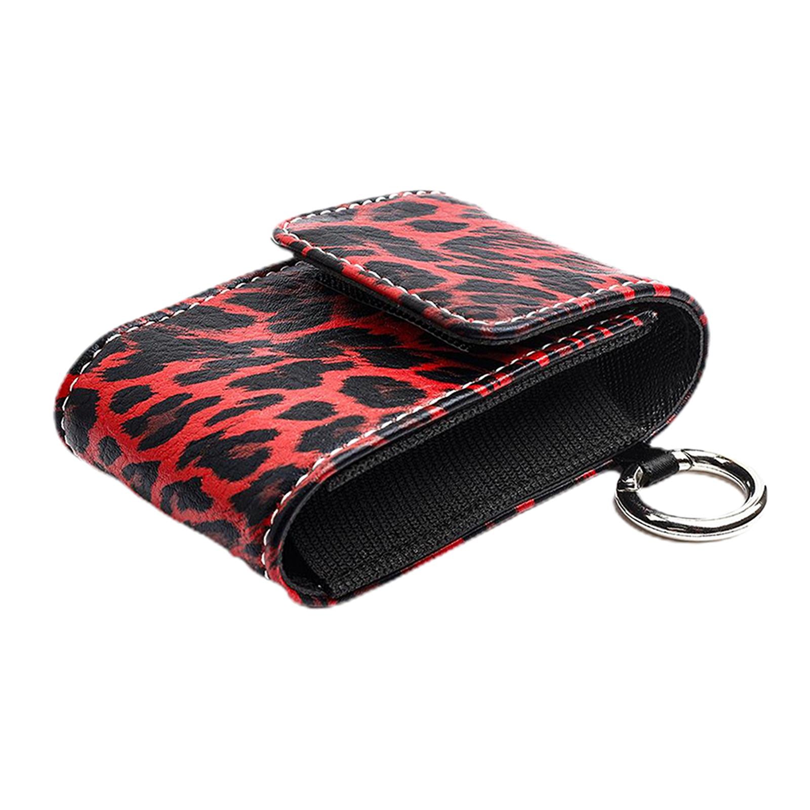 Anti-Shock Fingertip Oximeter Storage Bag Protective Case Pouch Black+Red