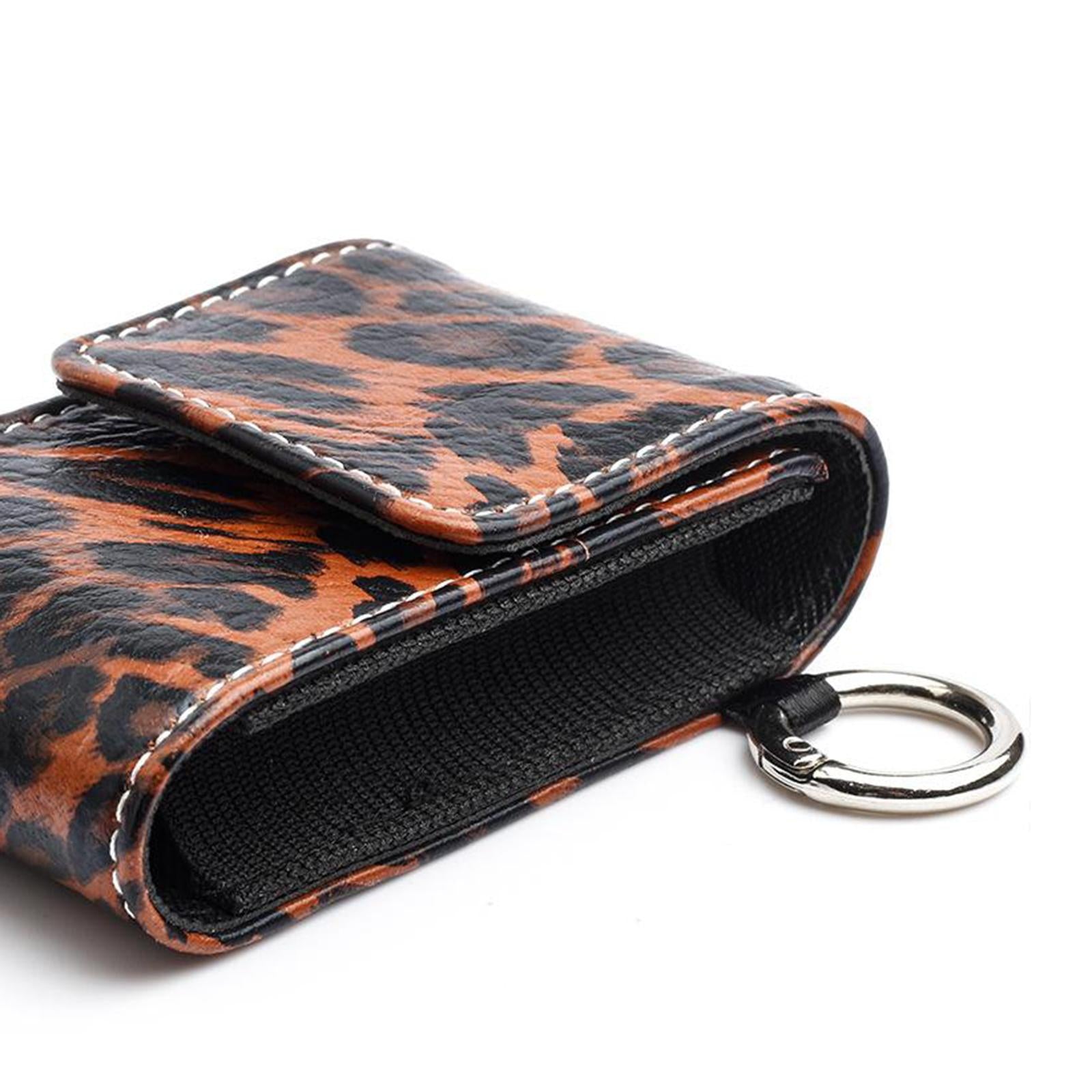 Anti-Shock Fingertip Oximeter Storage Bag Protective Case Pouch Black+Brown