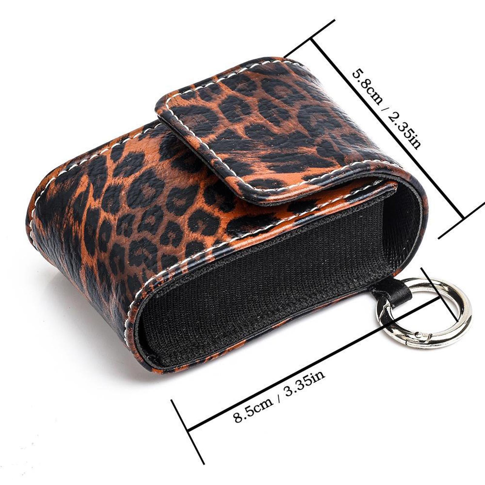 Anti-Shock Fingertip Oximeter Storage Bag Protective Case Pouch Black+Brown