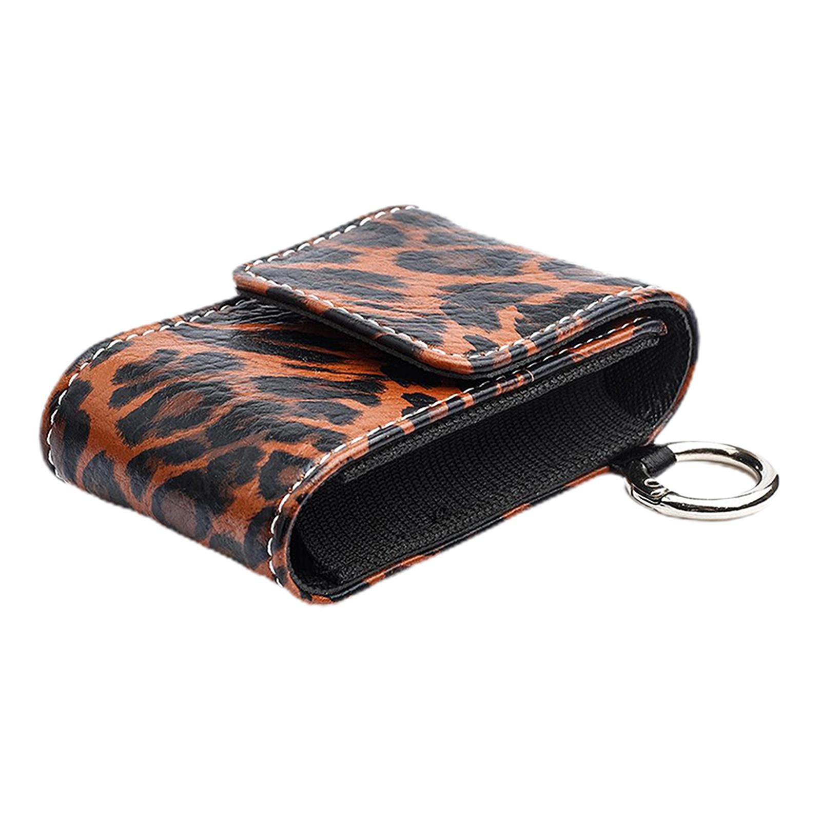 Anti-Shock Fingertip Oximeter Storage Bag Protective Case Pouch Black+Brown