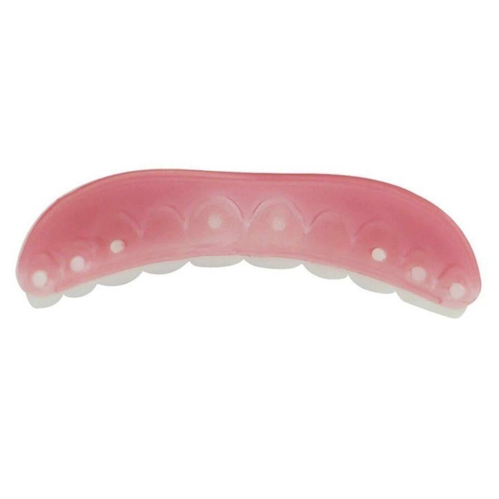 Upper Lower Veneers False Teeth Denture Bright White Shade for upper jaw