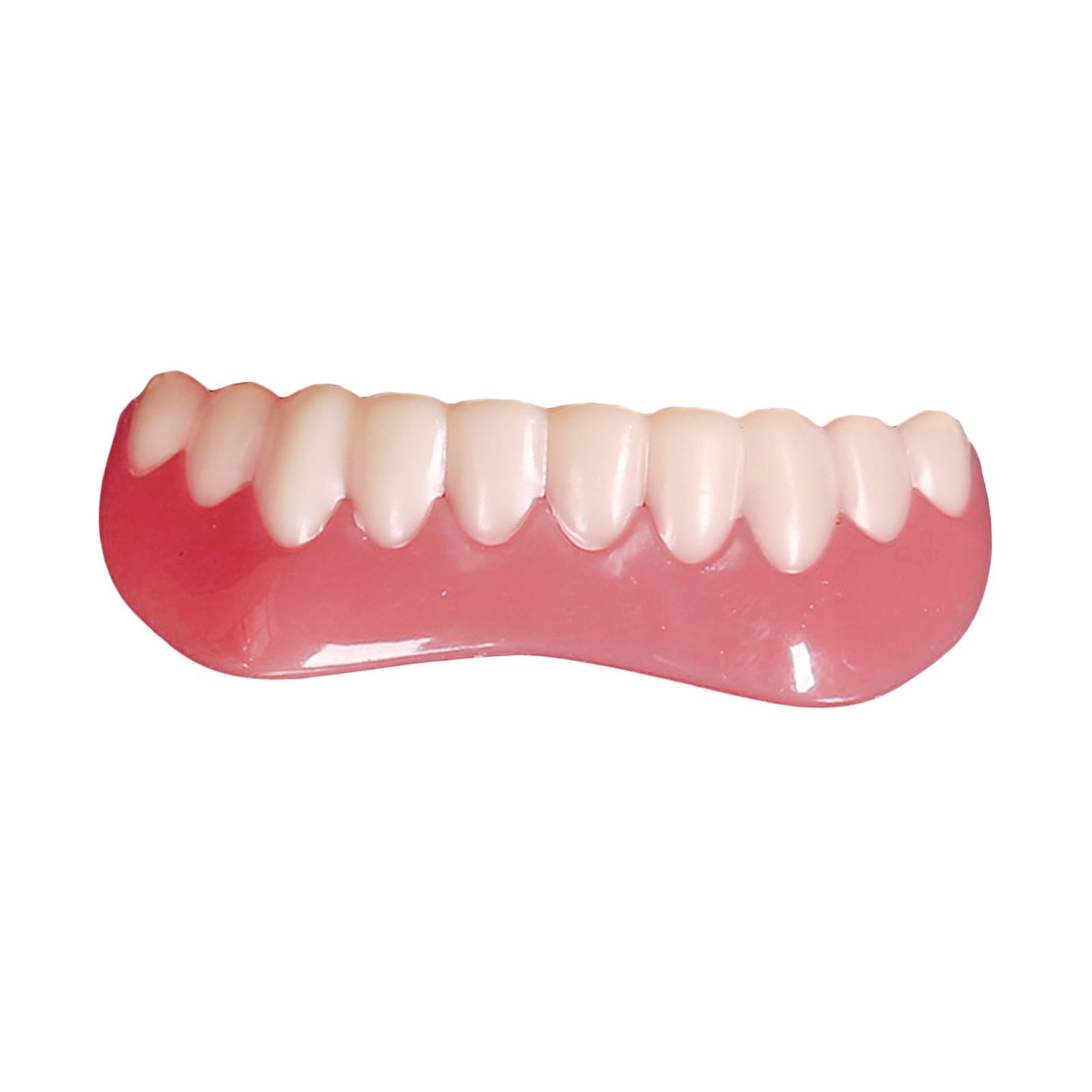 Upper Lower Veneers False Teeth Denture Bright White Shade for lower jaw