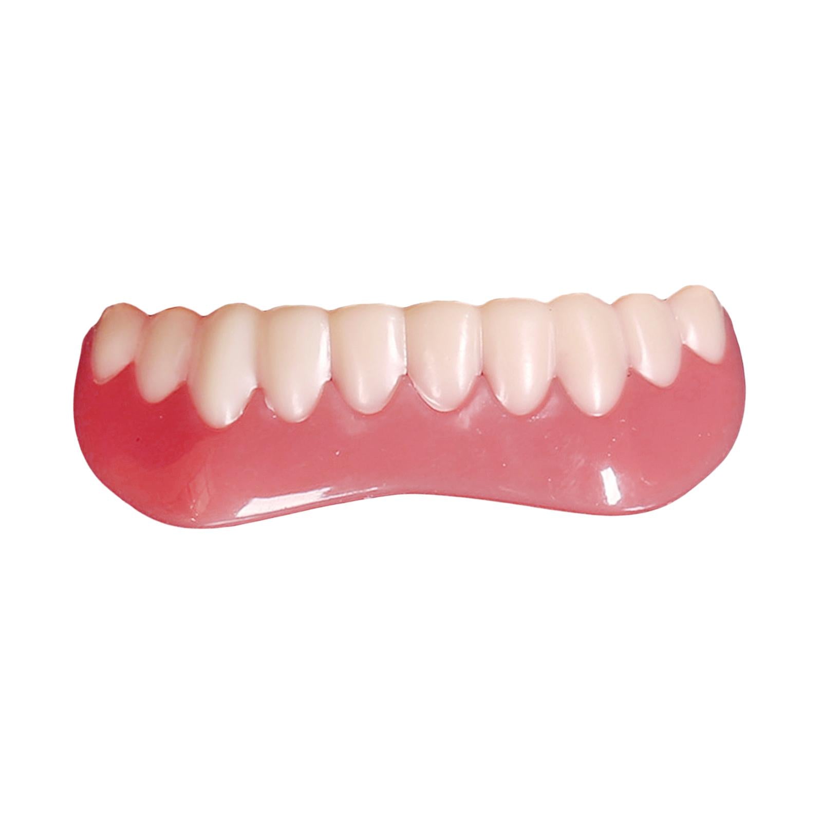 Upper Lower Veneers False Teeth Denture Bright White Shade for lower jaw