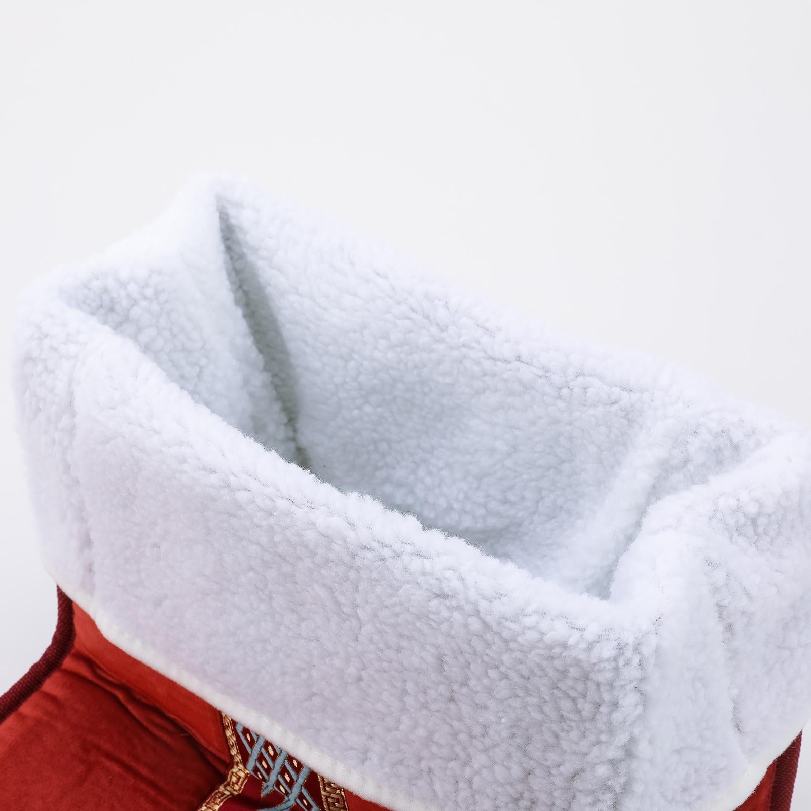 Cosy Electric Foot Warmer Washable 5-Modes Cushion Removable Lining Red