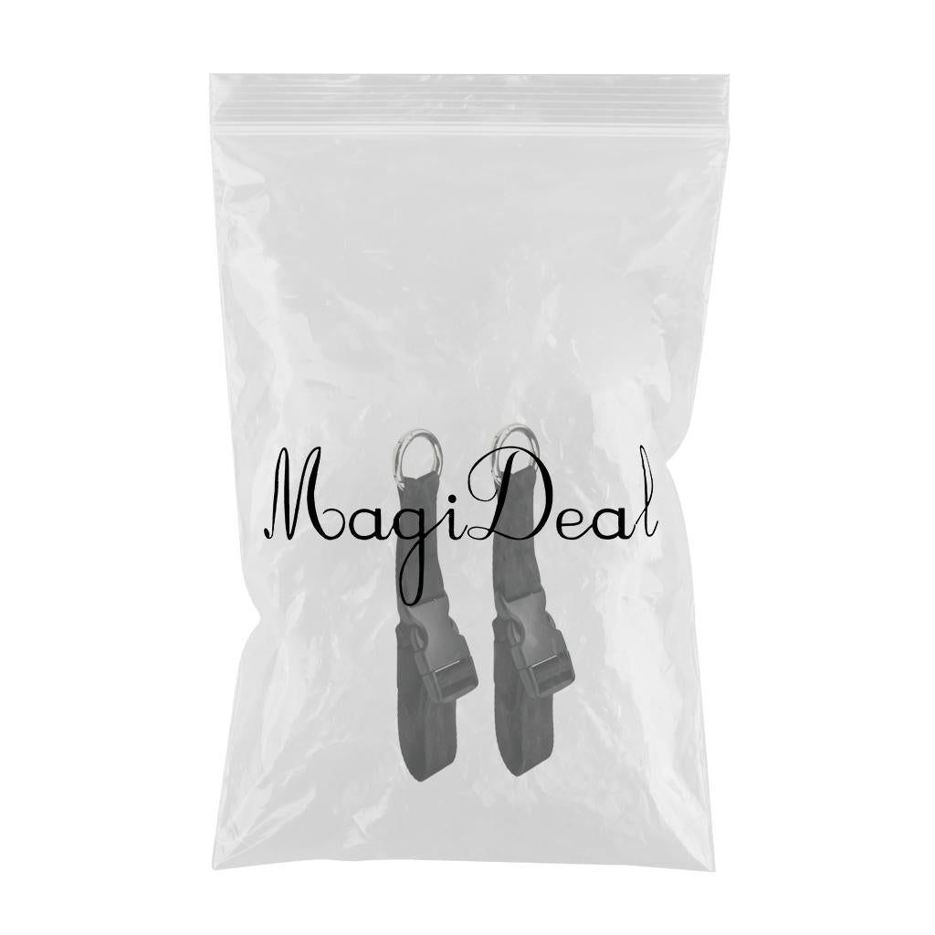 2pcs Multipurpose Round Strong Handy Hooks Clips Hanger for Walker Rollator