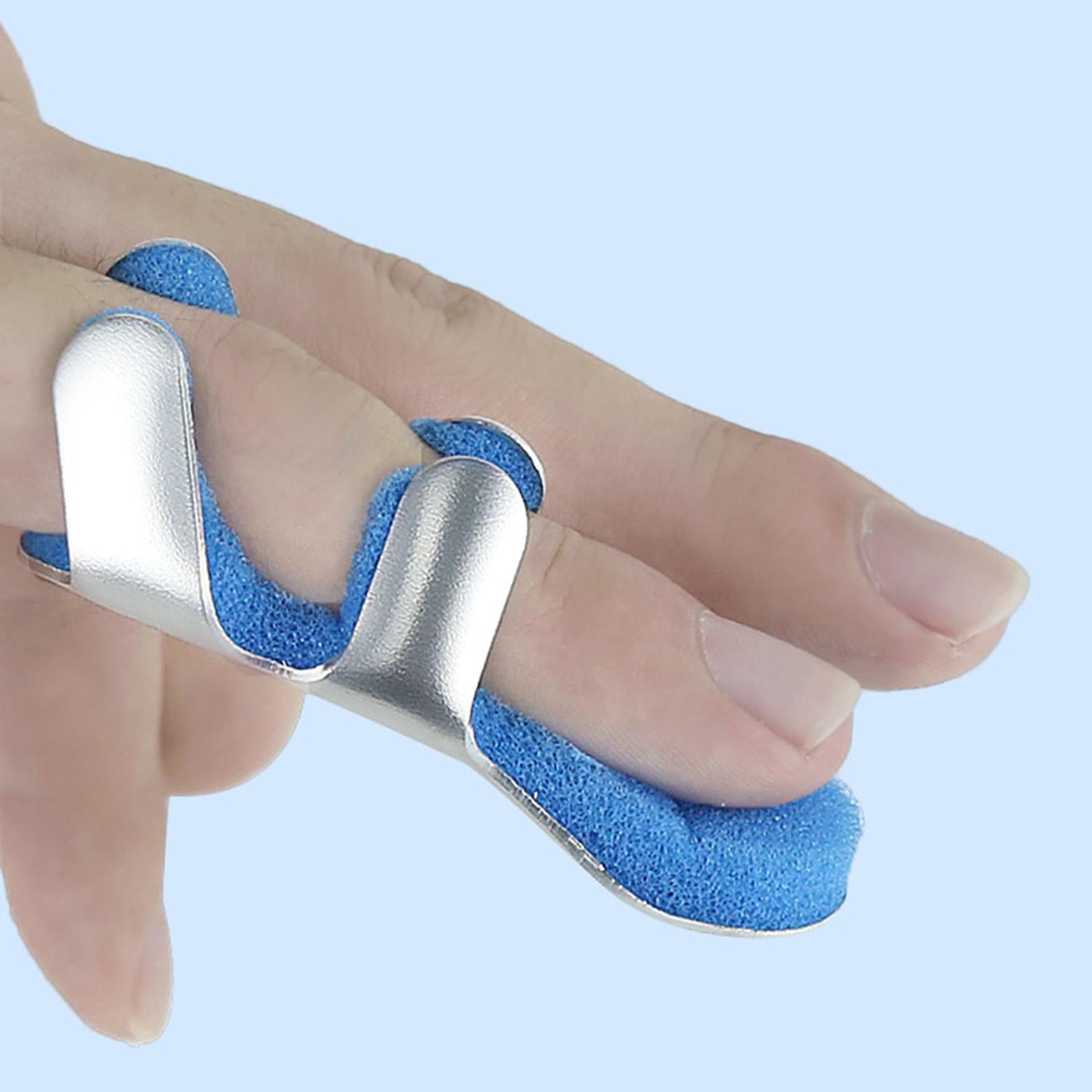 Adjustable Finger Splint Trigger Fixing Brace Support Strap Protector Blue S