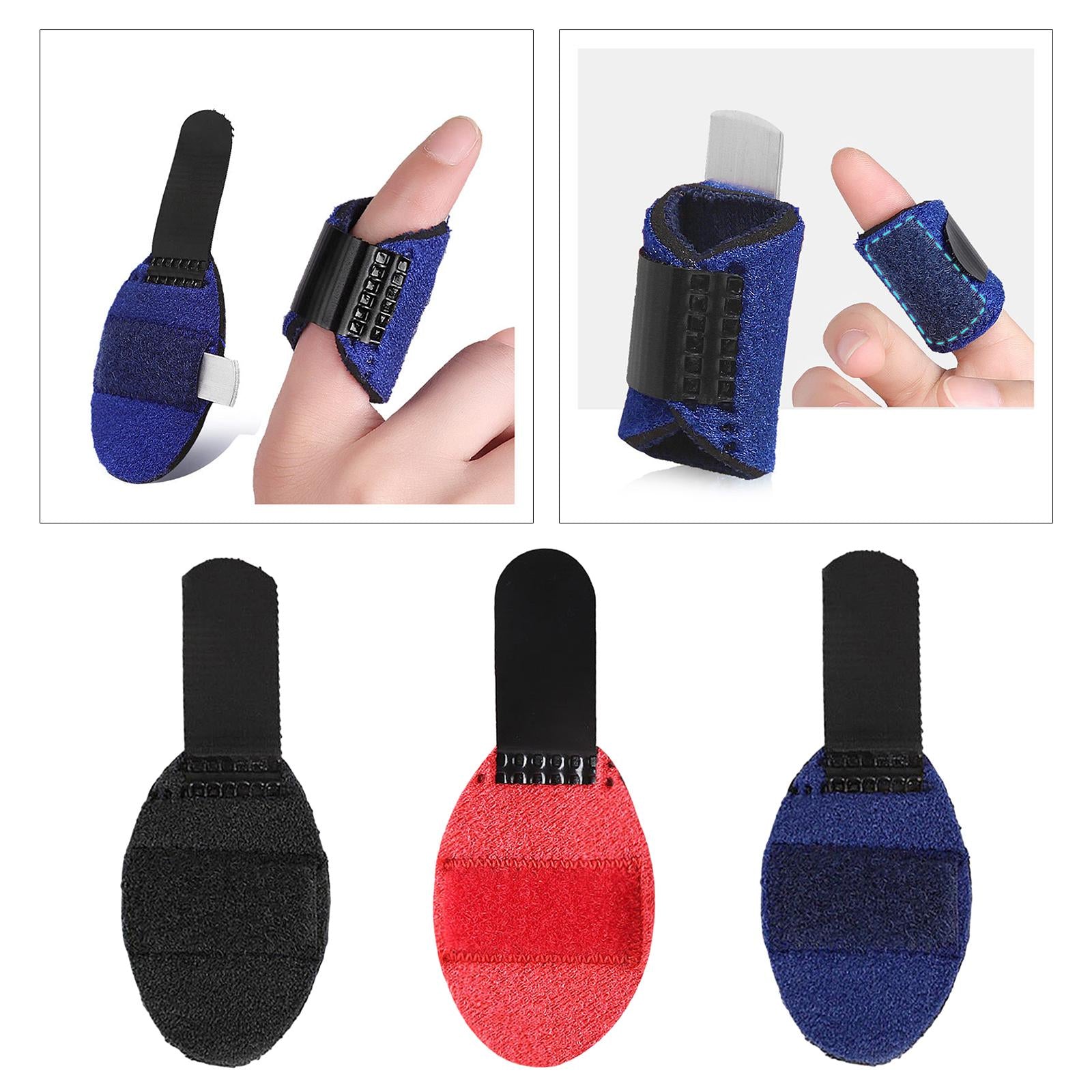 Adjustable Finger Splint Trigger Corrector Brace Support Protector Red