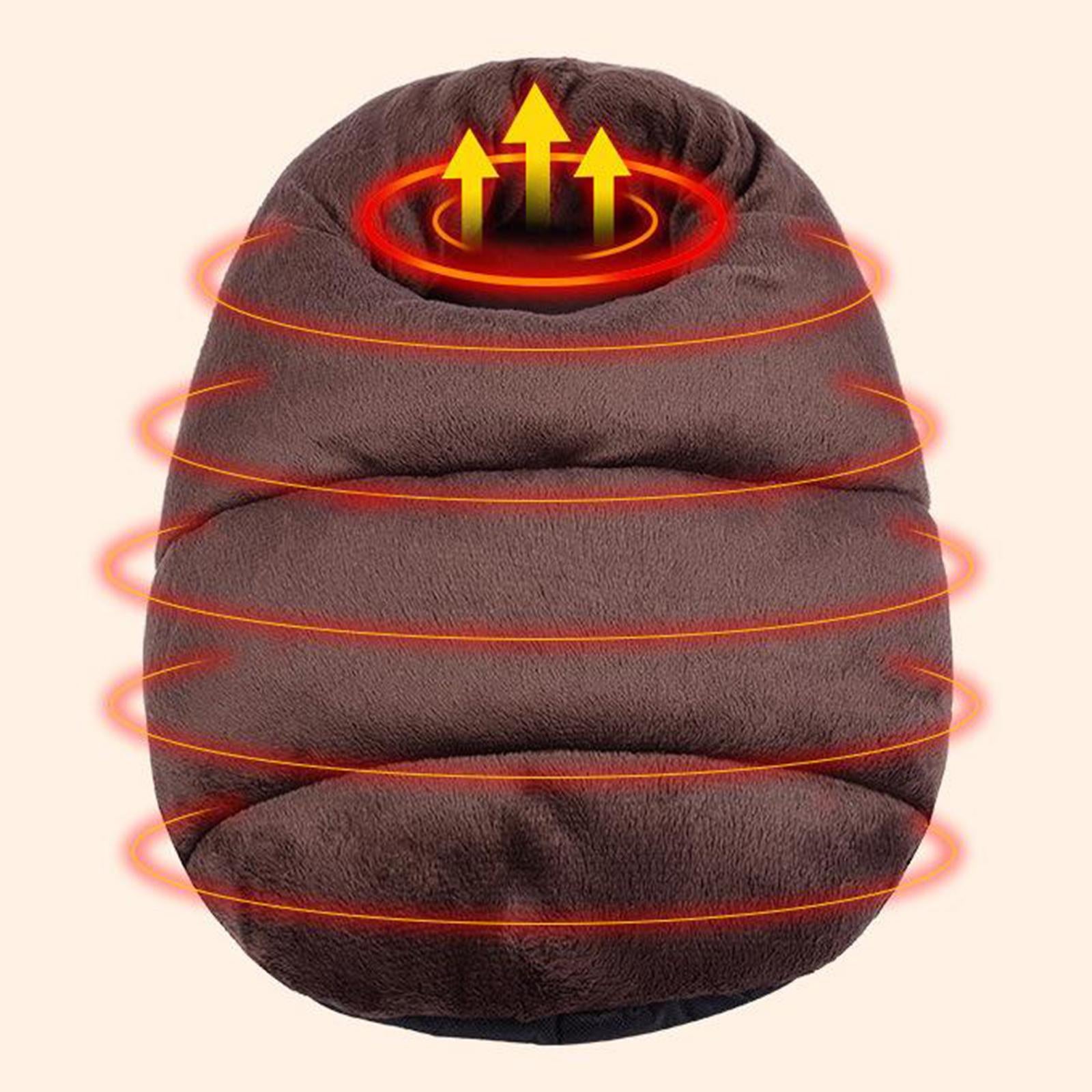 USB Heated Foot Warmer Winter Warm Electric Slipper Feet Warmer Coffee